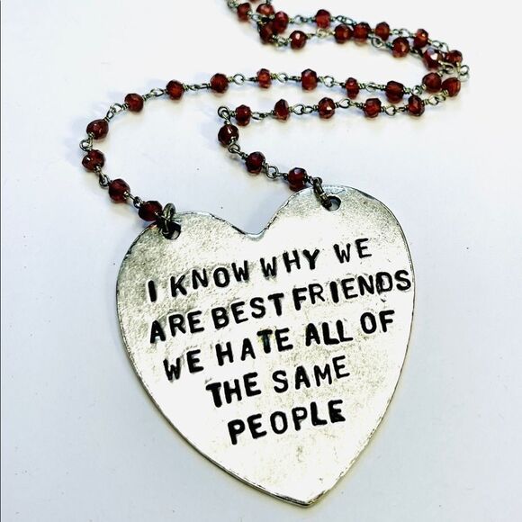 Alisa Michelle Jewelry - Alisa Michelle silver charm with ruby chain
